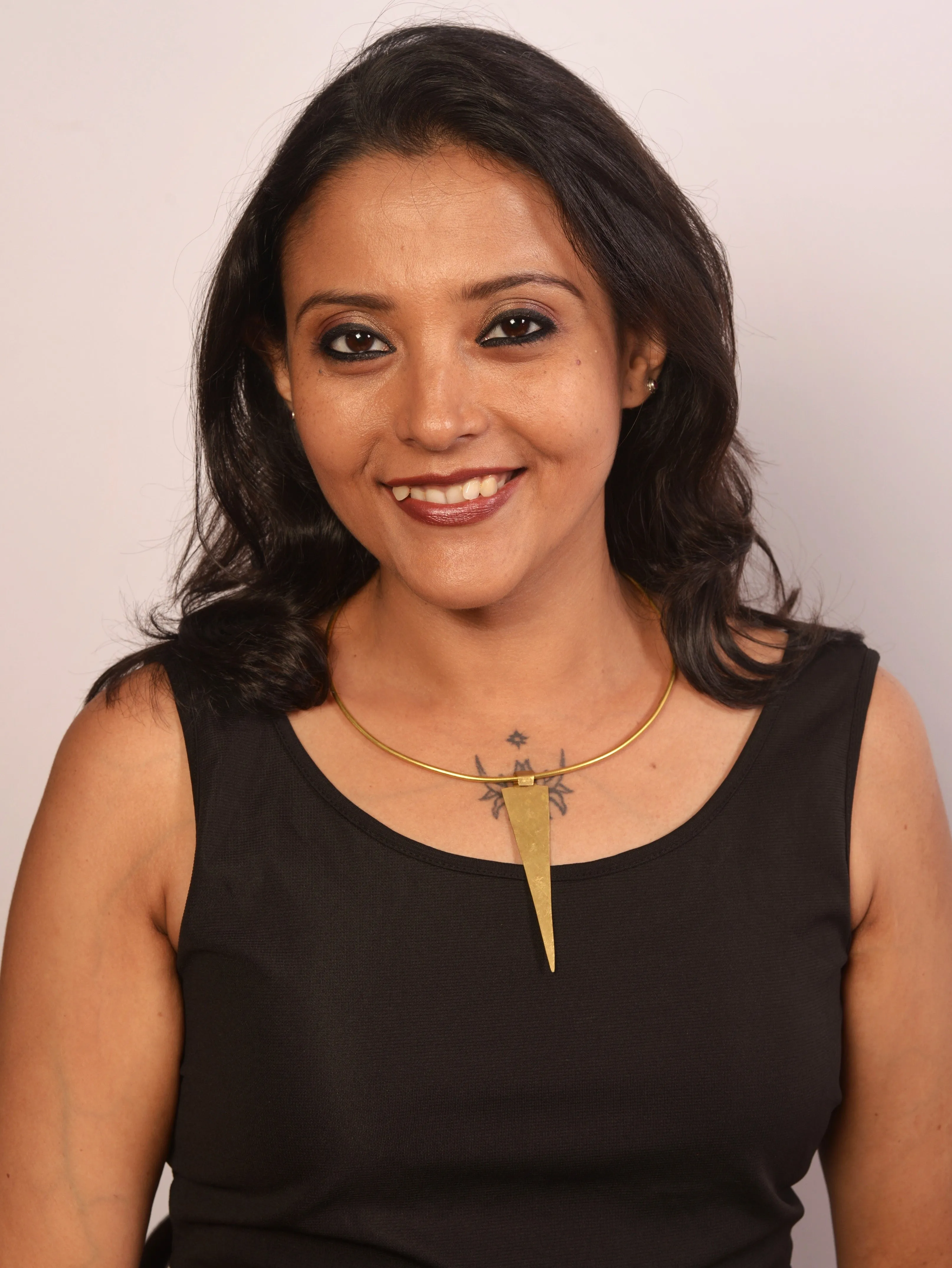 Anvika Contemporary Dokra Hasli Necklace