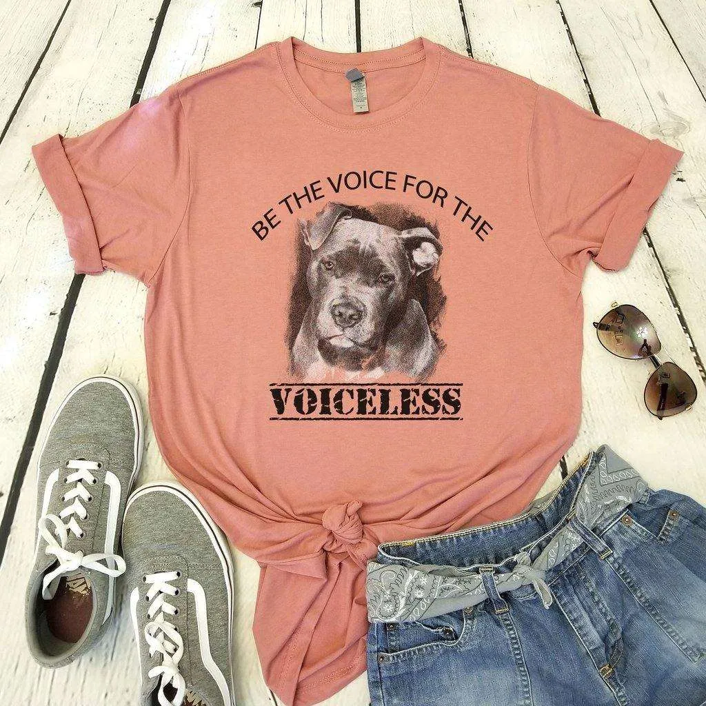Be The Voice For The Voiceless Pitbull Shirt
