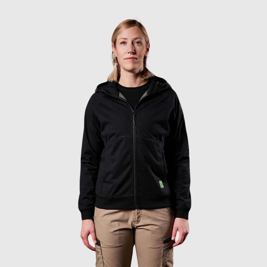 FXD WF-3W 3-LAYER BONDED MEMBRANE FLEECE HOODIE - BLACK