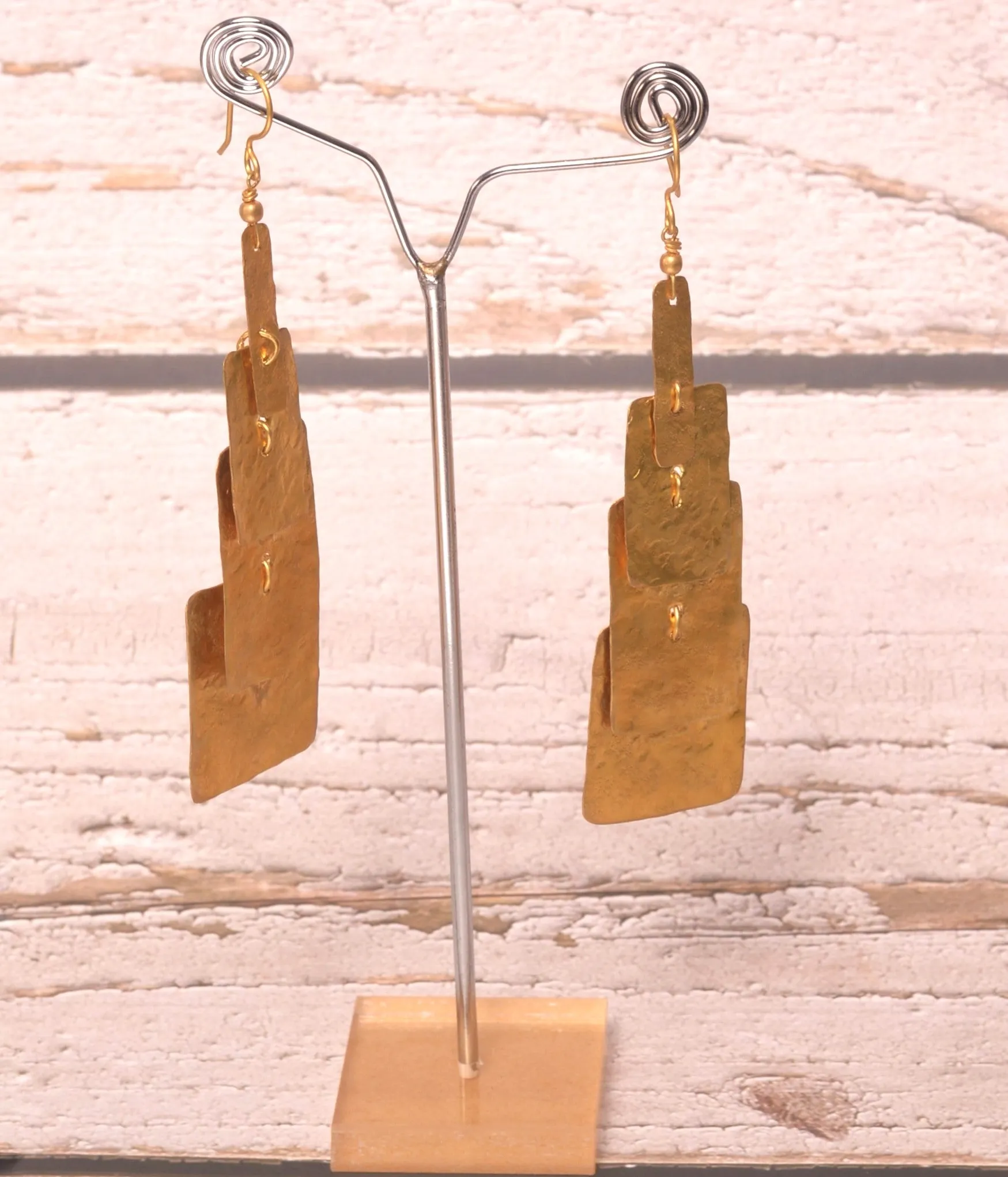 Gautami Contemporary Dokra Earrings