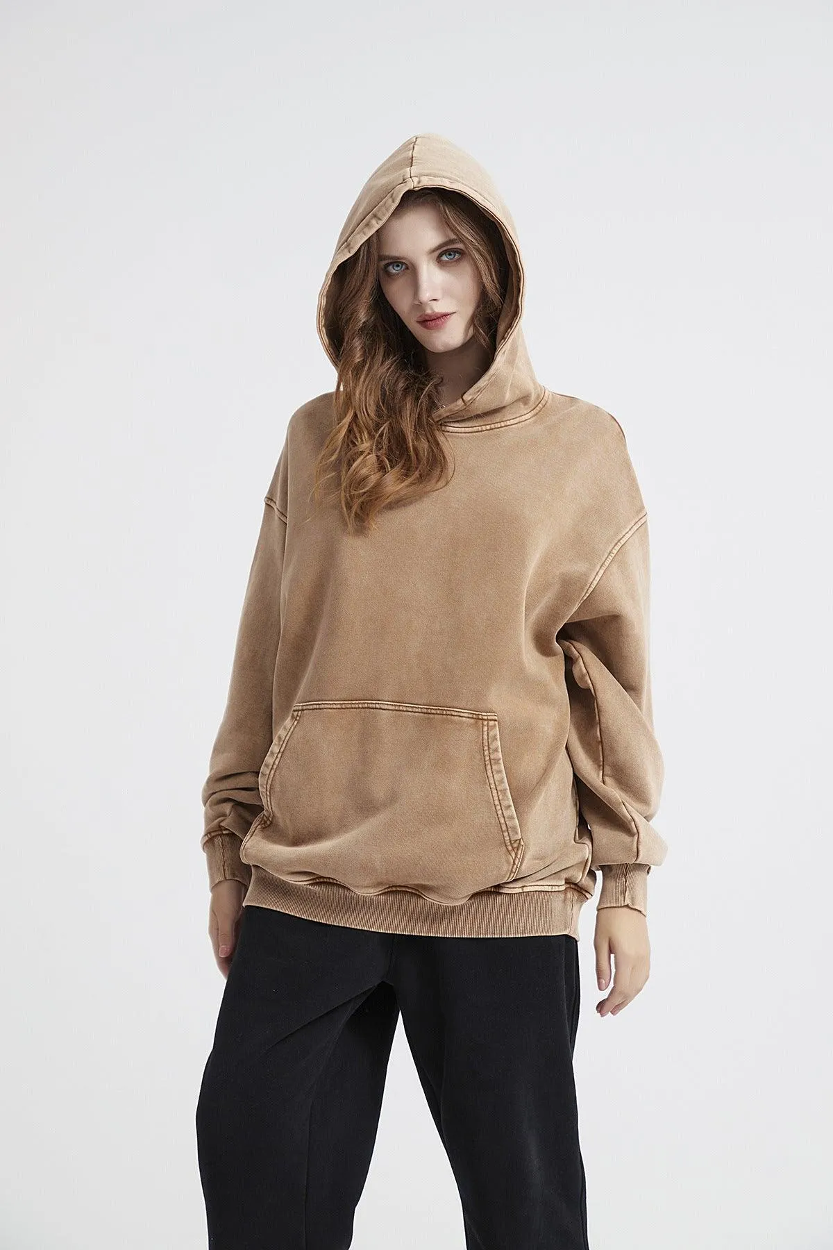 Heavy Batik Distressed Hoodie