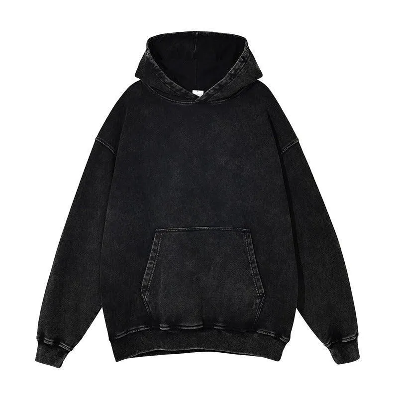 Heavy Batik Distressed Hoodie