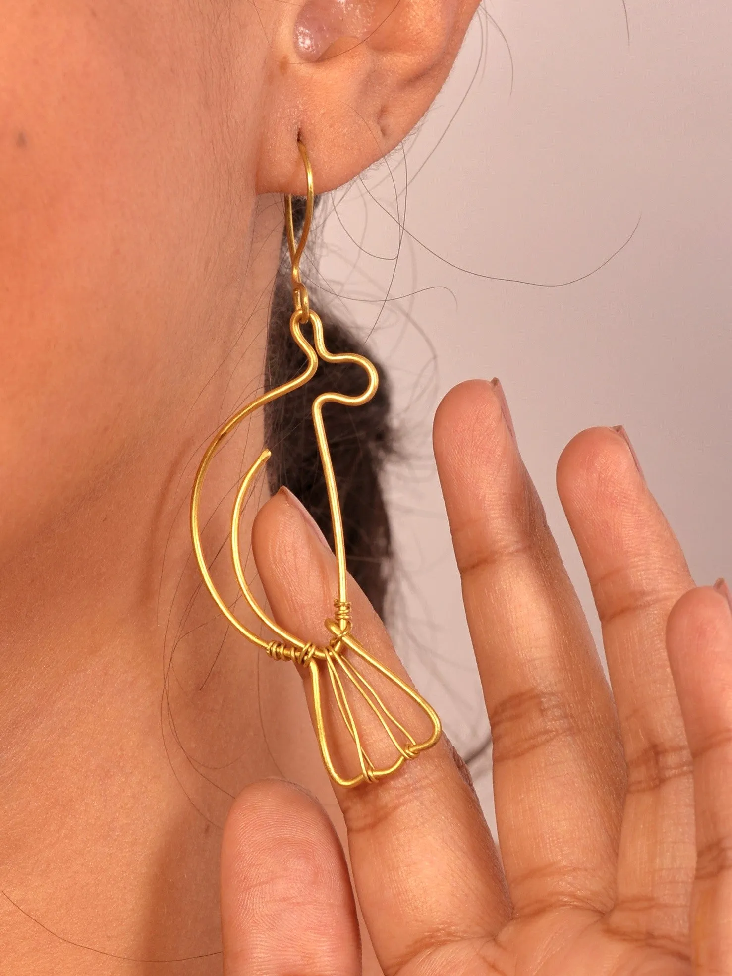 Jaagrithi Contemporary Dokra Earrings