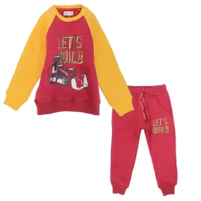 Long-Sleeved Builders Fleeced Pajama