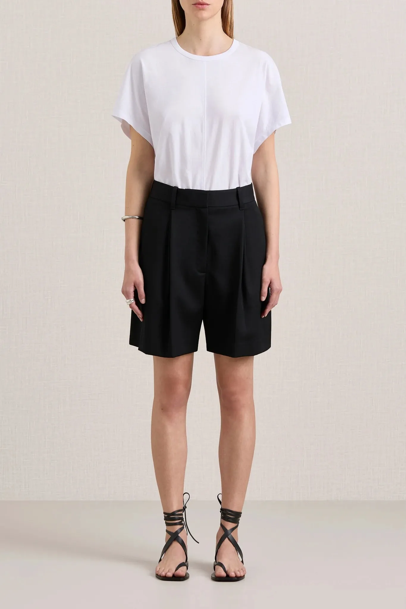 Mae Batwing Tee in Parchment