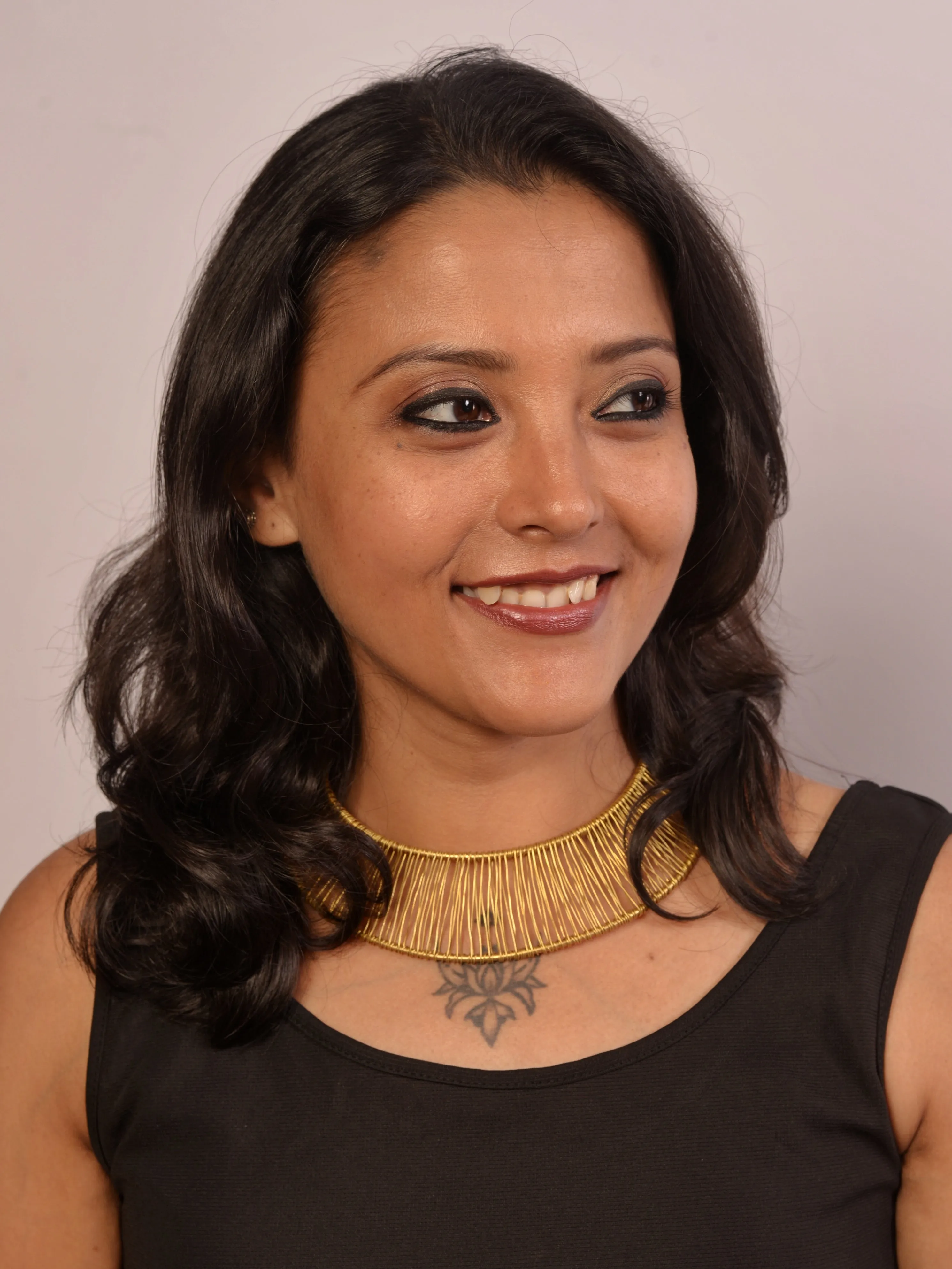Meher Contemporary Dokra Hasli Necklace
