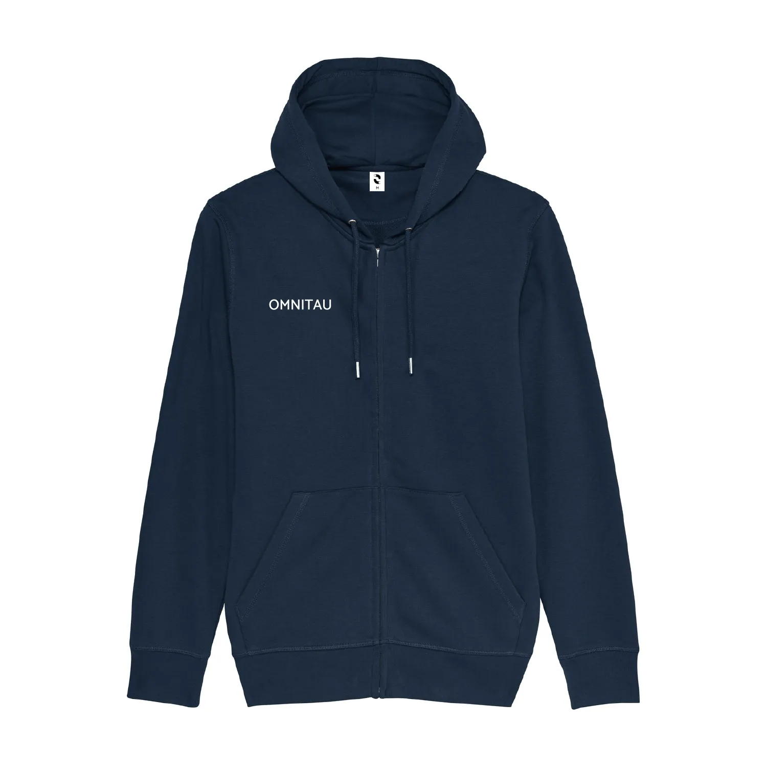 Omnitau Kid's Team Sports Organic Cotton Full Zip Hoodie - Navy