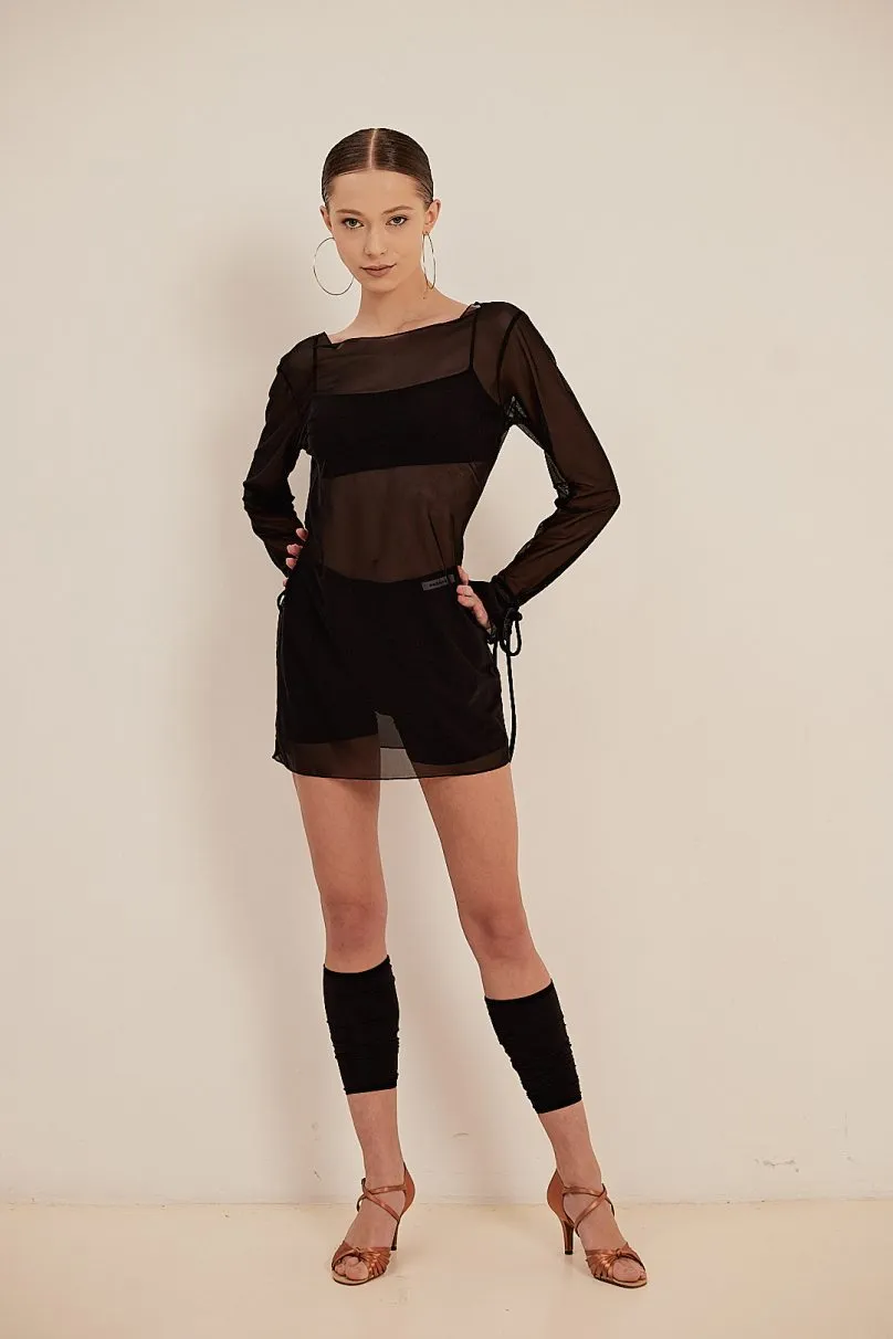 ONDANCE Yana Mesh Latin Dress Pra 1291