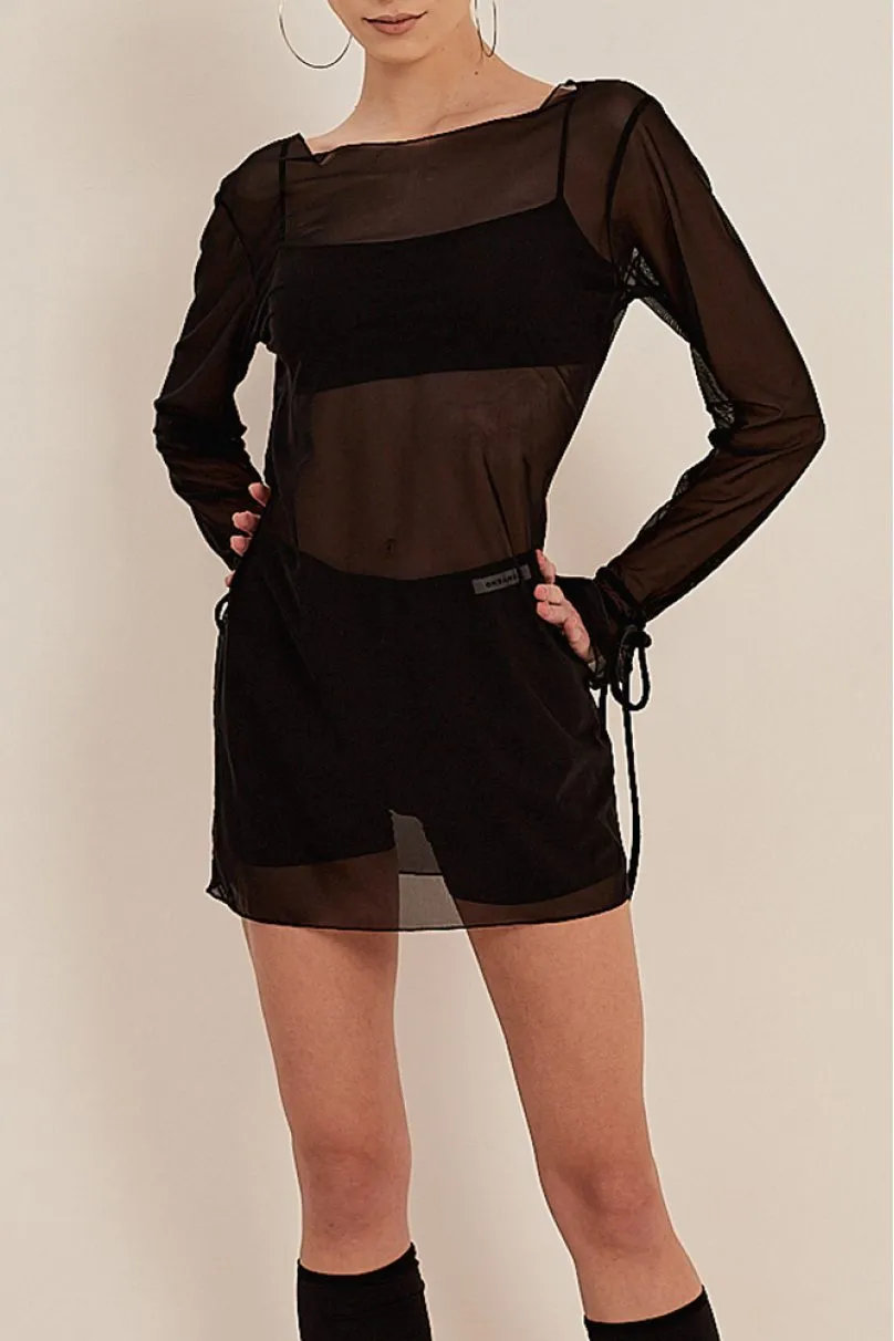 ONDANCE Yana Mesh Latin Dress Pra 1291