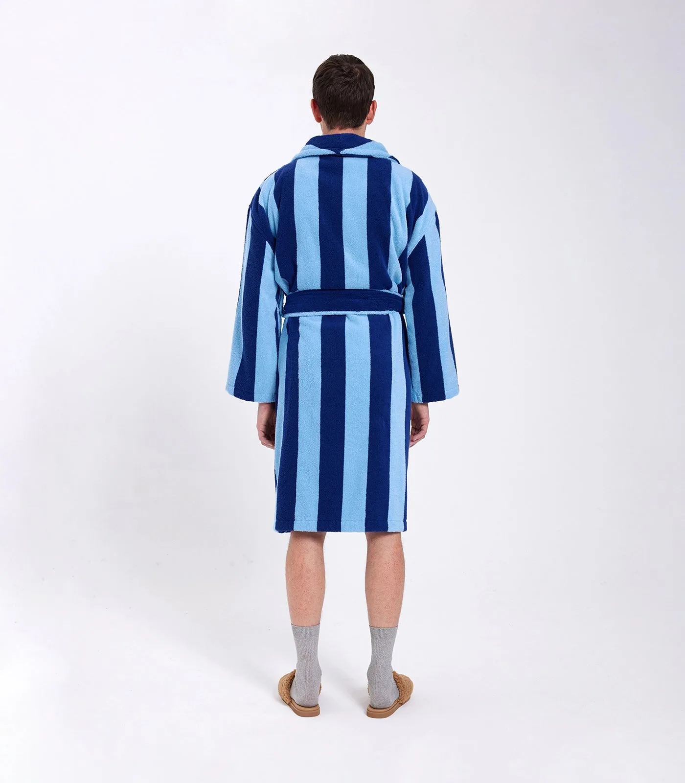 Robe - Blueberry Stripes