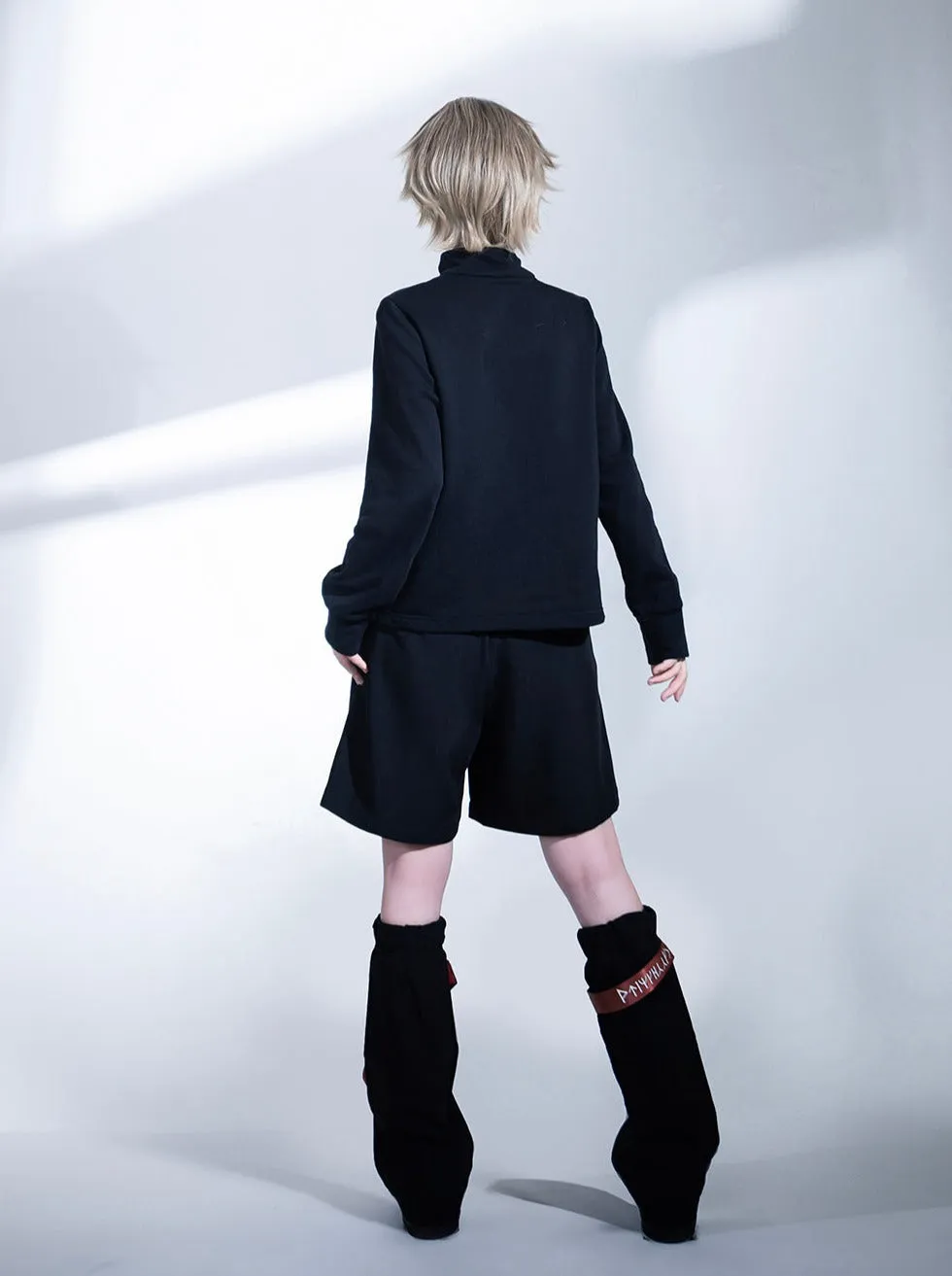 Strap Mode Half Pants   Leg Warmers