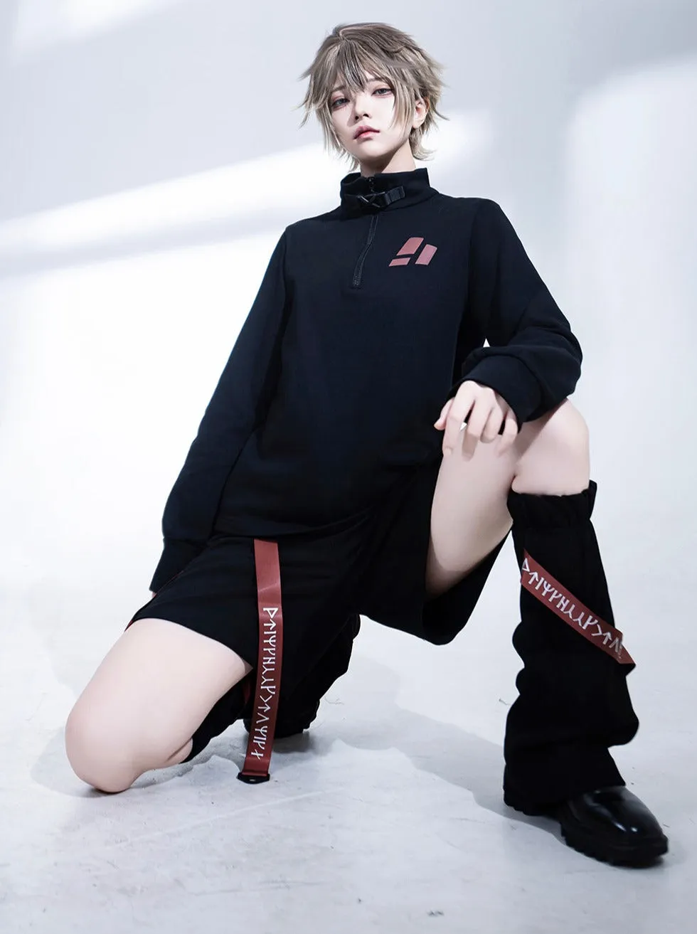 Strap Mode Half Pants   Leg Warmers