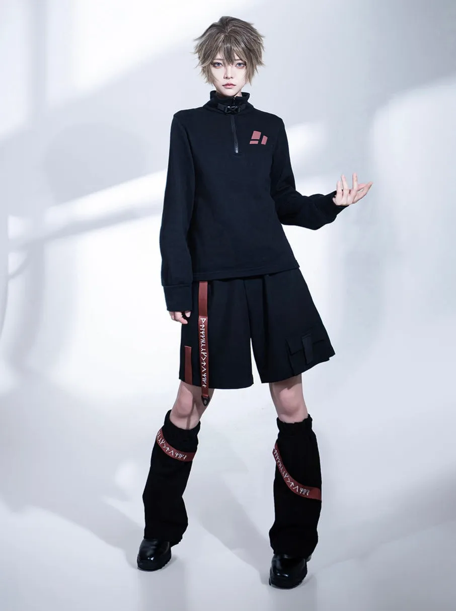 Strap Mode Half Pants   Leg Warmers