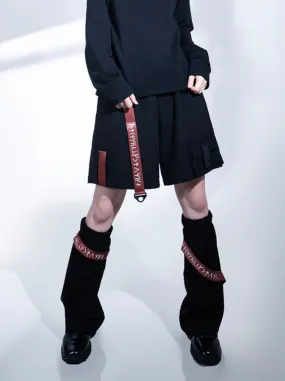 Strap Mode Half Pants   Leg Warmers