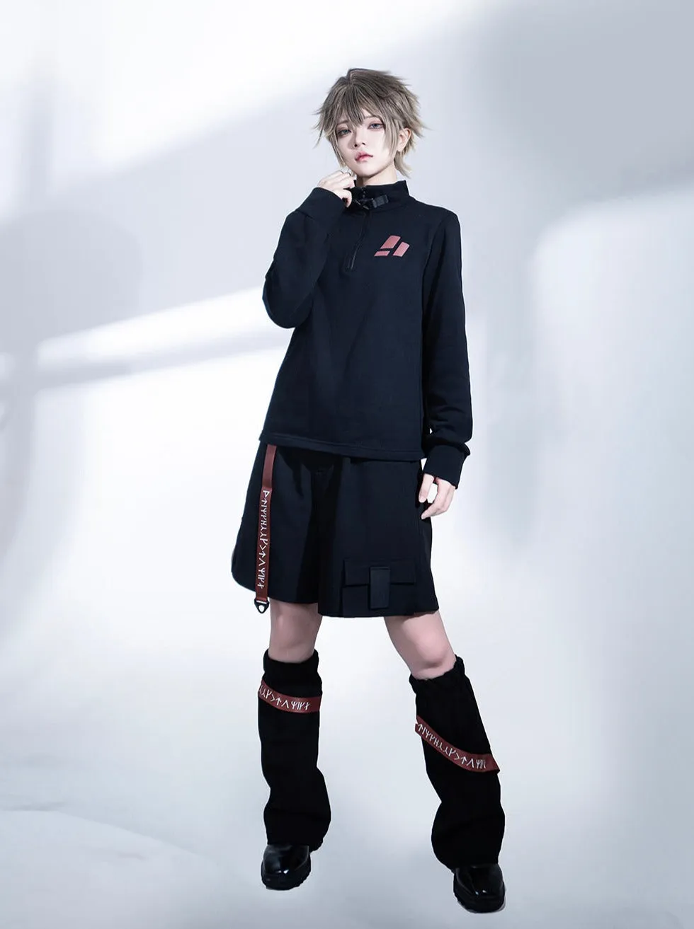 Strap Mode Half Pants   Leg Warmers