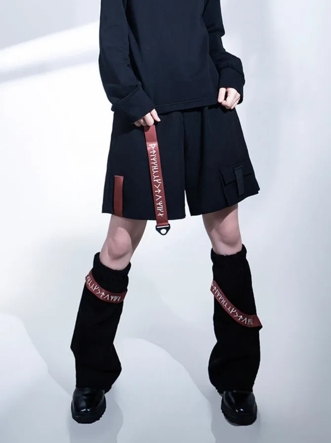 Strap Mode Half Pants   Leg Warmers