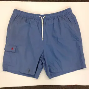 Vintage 346 Brooks Brothers Blue Swim Trunks Shorts Bathing Suit Men's Large