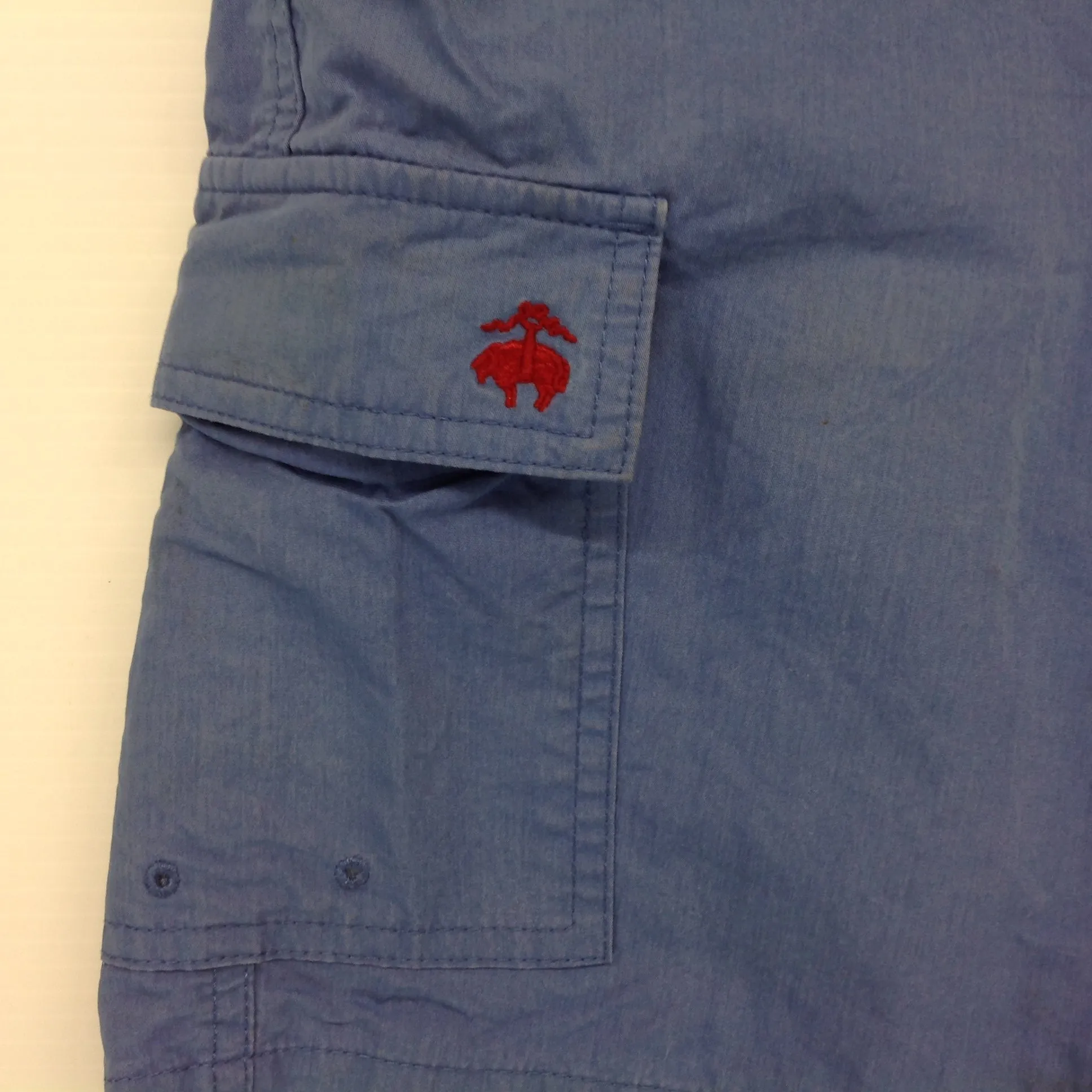 Vintage 346 Brooks Brothers Blue Swim Trunks Shorts Bathing Suit Men's Large