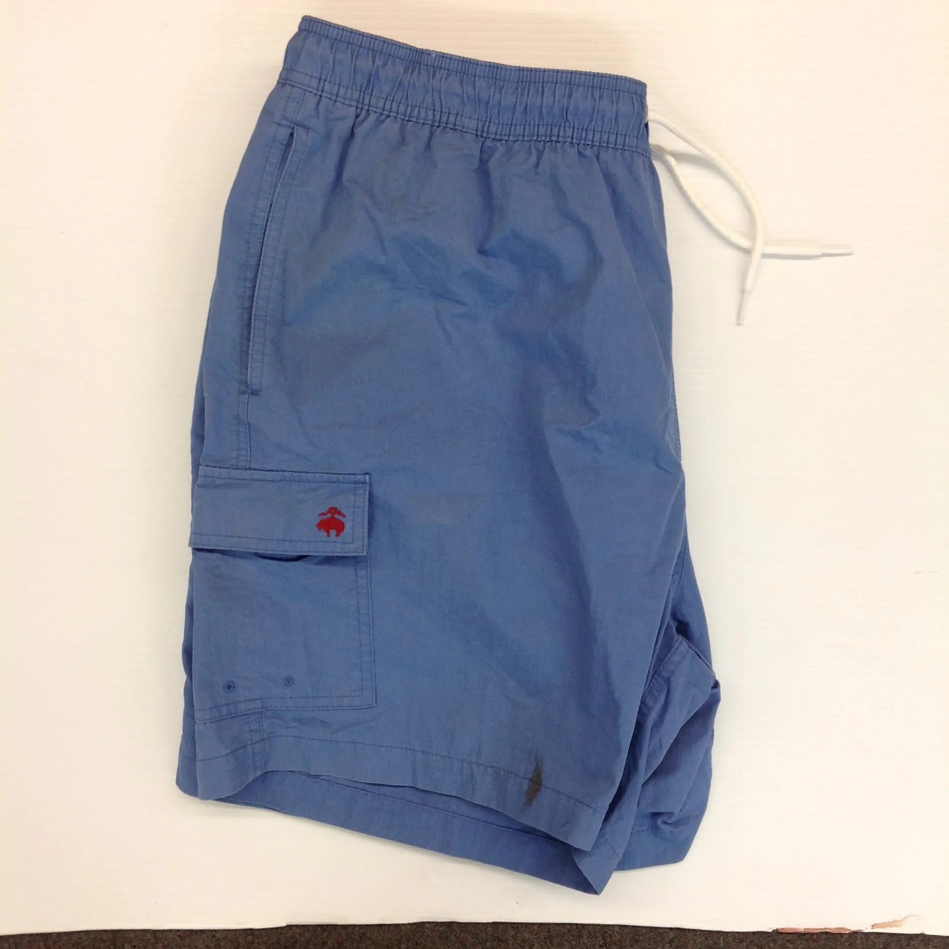 Vintage 346 Brooks Brothers Blue Swim Trunks Shorts Bathing Suit Men's Large