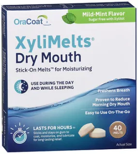 Xylimelts Dry Mouth Stick-on Melts for Moisturizing